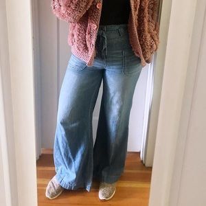 Pilcro wide leg jeans
